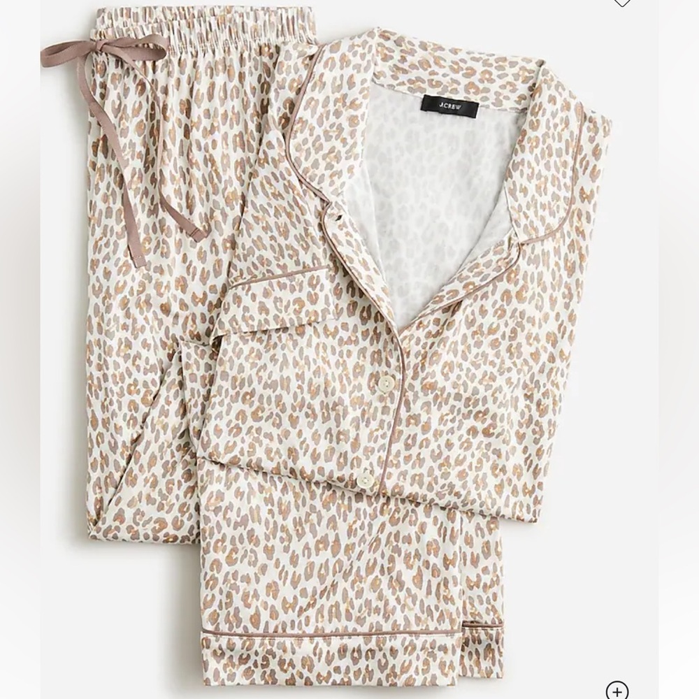 Jcrew leopard print Pajamas XS J.Crew PJ leopard print JCREW pajamas set